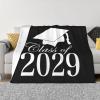 Rqwaaed Class of 2029 Cozy Up with Our Ultra-Soft Fleece Blanket - Perfect for Home and Travel 60"x50" view 1