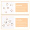 TEHAUX 2pcs Acrylic Pointed Diamond Vase Fillers Rhinestones for Weddings Parties and Home Decor for Crafts Centerpieces and Celebrations view 4