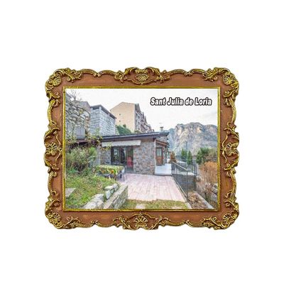 Sant Julia de Loria Andorra Refrigerator Magnet 3D Travel Souvenir Fridge Decoration Magnetic Sticker Craft Collection