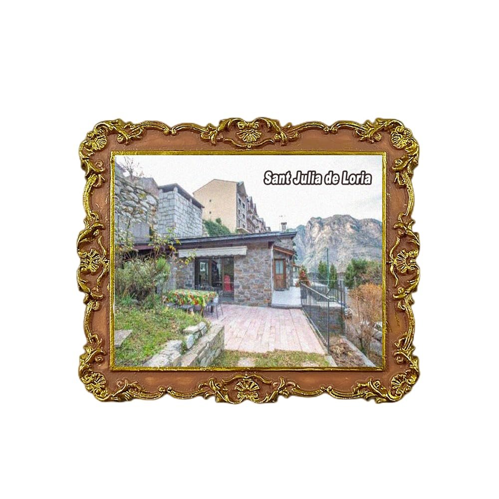 Sant Julia de Loria Andorra Refrigerator Magnet 3D Travel Souvenir Fridge Decoration Magnetic Sticker Craft Collection