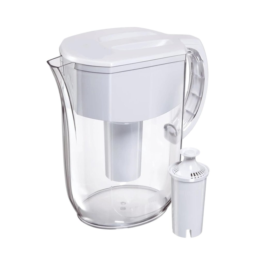 PIGENE Everyday Water Filter Pitcher with Filter 10 Cup White