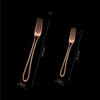 SEELLODGE Silverware Flatware Cutlery Set, 5/20/30/40 Pieces Stainless Steel Tableware Creative Hollow Handle Knife, Fork And Spoon Set Steak Knife Home Dessert Spoon (Color : Silver, Size : 1Set-5P view 2