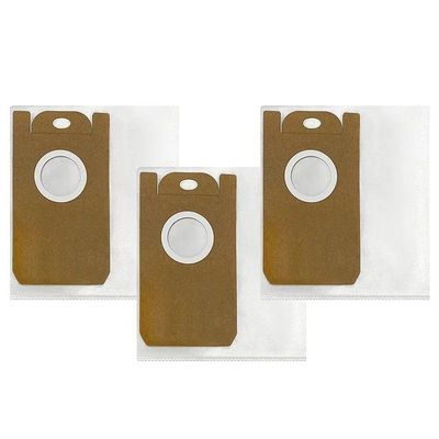 3pcs Dust Bags Fit for ABIR R30 Robot Vacuum Cleaner Spare Replacemen Tparts Dust Bags Floor Clean Ing Sweeping Parts Dust Bags