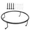 MAGICLULU 1pc Round Cup Storage Rack Black Hanging Mug Holder for Space-Saving Kitchen Organization Draining Design for Coffee for Home Office Bar Use view 1