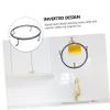 MAGICLULU 1pc Round Cup Storage Rack Black Hanging Mug Holder for Space-Saving Kitchen Organization Draining Design for Coffee for Home Office Bar Use view 2