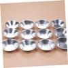 Ciieeo Non Stick Egg Tart Reusable Aluminum Alloy Baking Tool Silver view 2