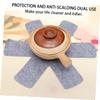 Ciieeo Non-stick Pot and Pan Protectors Set Gray Felt Pads for Cookware Organization Includes and Lightweight Protection from Scratches and Damage view 3