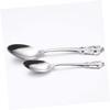 Ciieeo 1pc Stainless Steel Classical Embossed Western Tableware Elegant Tea Spoon for Home Restaurant Hotel Use Fine Craftsmanship Food-grade Material for Serving view 4