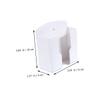 Zerodeko 2pcs Wall-Mounted Charging Storage Case for Mobile Phones and Remote Controllers Punch Organizer Box for Easy Access and Space-Saving view 3