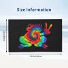 bsapp Tie Dye Frog Beach Towel Super Large Quick-Drying Absorbent Bath Towel view 3