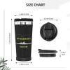 bsapp USS Missouri Bb-63 Insulated Tumbler 13 oz Stainless Steel Vacuum Coffee Mug, Black view 4