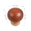 Alipis Vintage Music Box Wooden Musical Box Rotating Mushroom Home Decor Perfect Present view 2