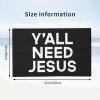 bsapp Y'all Need Jesus Beach Towel Super Large Quick-Drying Absorbent Bath Towel view 3