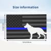 bsapp Police K9 Thin Blue Line Beach Towel Super Large Quick-Drying Absorbent Bath Towel view 3