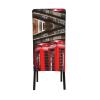 berbo Phone Booth London Street Universal Dining Room Chair Covers  Water-Resistant Protection Covers for Chairs, Perfect for Home & Event Decorations view 3