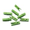 MAGICLULU 300pcs Mini Natural Wooden Clips for Photos Paper and Crafts Versatile Utility Clothespins Green for Home School and Holiday Decorations view 2