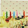 MAGICLULU 300pcs Mini Natural Wooden Clips for Photos Paper and Crafts Versatile Utility Clothespins Green for Home School and Holiday Decorations view 3
