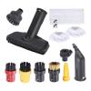 ORCOW Small Big Round Cleaning Brushes Nozzle Brush Head Spare Parts Compatible with Karcher EasyFix SC1 SC2 SC3 SC4 SC5 Series Steam Cleaner (Color : 1) view 1
