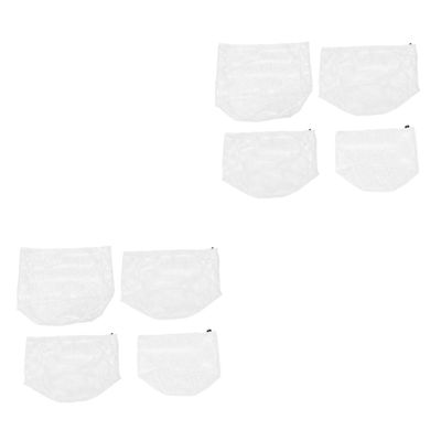 Amosfun 8pcs Mesh Laundry Bags with Drawstring Protective Washing Bags for Clothes Pillows and Blankets for Travel and Dorm Use Design