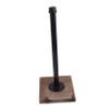 Ciieeo 1pc Vintage Rustic Style Floor Tissue Rack Decorative Roll Paper Holder for Kitchen and Bathroom and Iron Construction Easy to Use Napkin Stand view 1