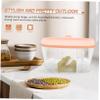 DECHOUS 3pcs Restaurant Spice Jar -type Seasoning Container Stylish Kitchen Condiment Storage Box Airtight Design for Fresh Seasonings for Home Use view 4