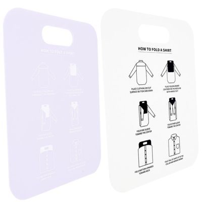 HOOTNEE Clothes Folding Board Pp Liner for Shirt T-Shirt Folding Helper Compact Organizer
