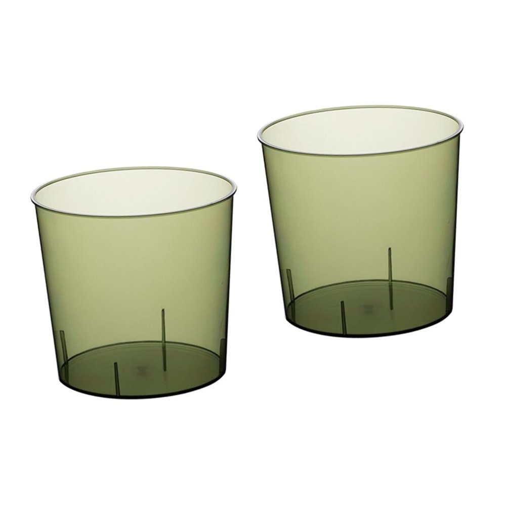 MAGICLULU 2pcs Trash Can Simple Style Garbage Bucket No Lid Capacity Storage Bin for Kitchen Bathroom Office Pet Material