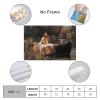 HomeLoft Basics The Lady of Shalott by John William Waterhouse Painting On Canvas Wall Art Poster Scroll Picture Print Living Room Walls Decor Home Posters 12x18inch(30x45cm), Unframe-style view 2