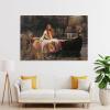 HomeLoft Basics The Lady of Shalott by John William Waterhouse Painting On Canvas Wall Art Poster Scroll Picture Print Living Room Walls Decor Home Posters 12x18inch(30x45cm), Unframe-style view 4