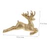 LIFKICH 12pcs Glittering Hollow Deer Christmas Tree Topper Treetop Decor for Festive Home Parties and Holiday Celebrations view 2
