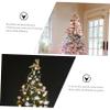 LIFKICH 12pcs Glittering Hollow Deer Christmas Tree Topper Treetop Decor for Festive Home Parties and Holiday Celebrations view 4