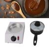BusoTh Chocolate Melting Machine, Multifunctional Single Pot Electric Heating Chocolate Machine Anti Stick for Coffee (US Plug 110V), BusoThf9wunidm0g-11 view 2