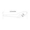 MOOWI Tablespoons Set of 10 Ceramic Soup Spoons, Porcelain Soup Spoon, Soup Spoon, Dinner Spoon, Soup Dumpling Spoon (4.9in) White/black/blue/red/green Five Colors Serving Spoon (Color : Black) view 2