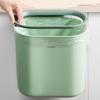 JECCIE Kitchen Trash Can Creative Kitchen Hanging Trash Can for Kitchen Cabinet Door Wall Installed in Trash Can Bathroom Bedroom Food Trash Can Bathroom Trash Can (Color : D) view 3
