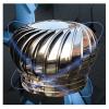Full Coverage Chimney Cap,Rotating Top Chimney Flue Cowl Pipe Vent Cover,Pipe Rain Cover Protector Cap Ending, chimneys and extraction,improves combustion,Rotating Cap ( Size : 150mm/5.91in ) view 1