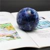 CKSEKD Very Beautiful 1pc 55mm-60mm Natural Polished Soda Stone Blue Quartz Crystal Ball Gift view 2