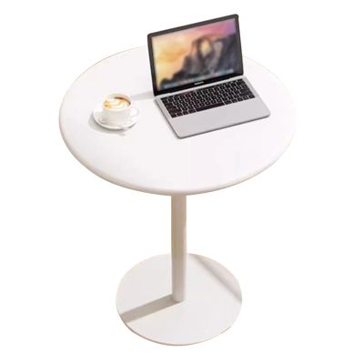 Antourlamm Round Side Table Base Pedestal Table, White Dining Table Modern Kitchen Table Small Spaces Counter Bar Height Table for Events or Home Use (Size : 40x62cm)