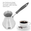 2PCS Turkish Coffee Pot, Coffee Pot Warmer Coffee Decanter Stovetop Milk Steamer Milk Warmer for Coffee Milk Warmer Pot(850ml) view 3