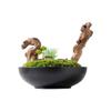 FRANCES Fake Plants Zen Cinese Imitazione Muschio Verde Vaso Per Piante Decorazione Decorazione Tavolo Da Negoziazione Decorazione Paesaggio Decorazione Simulation Bonsai Tree view 1