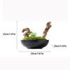 FRANCES Fake Plants Zen Cinese Imitazione Muschio Verde Vaso Per Piante Decorazione Decorazione Tavolo Da Negoziazione Decorazione Paesaggio Decorazione Simulation Bonsai Tree view 2