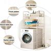 Freestanding Washing Machine Organizer Laundry Room Storage Shelf Bathroom Organizer, Laundry Room Balcony Shelving Units,Heavy Duty Laundry Room Space Saver and Organization Shelves WEWYQSJXBXF-4122( view 3