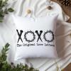 Guangpat Valentines Day Pillow Covers 24x24in XOXO The Original Love Letters Pillow Case Cushion Cover Valentine Throw Pillow Romantic Decor 14 February Gift for Her view 3