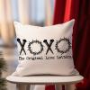 Guangpat Valentines Day Pillow Covers 24x24in XOXO The Original Love Letters Pillow Case Cushion Cover Valentine Throw Pillow Romantic Decor 14 February Gift for Her view 4