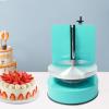 Cake Decorating Machine, Electric Cake Icing Machine Automatic Cake Frosting Machine Adjustable Butter Cake Scraper Professional Cake Decorating Tools for 4-12 inch Cakes (Green) view 3