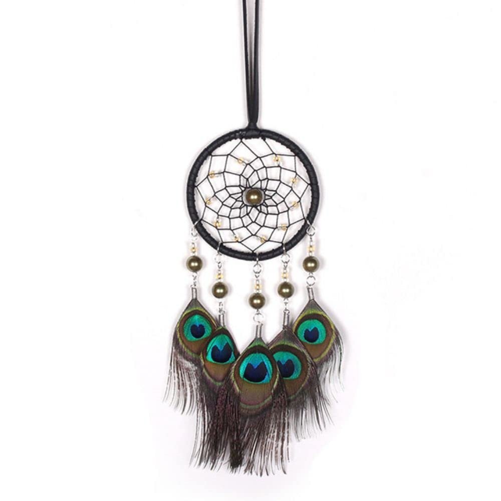Peacock Feather Ornament, Wall Hanging Decoration Small Car Hanging Ornaments Crafts