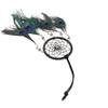 Peacock Feather Ornament, Wall Hanging Decoration Small Car Hanging Ornaments Crafts view 4