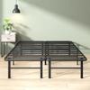 Zinus Rumi 14in Queen Metal Bed Frame, Quick Assembly SmartBase Mattress Foundation, Heavy Duty Sturdy Steel with No Box Spring Needed, Eco-Friendly Packaging, Black view 1