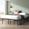 Zinus Rumi 14in Queen Metal Bed Frame, Quick Assembly SmartBase Mattress Foundation, Heavy Duty Sturdy Steel with No Box Spring Needed, Eco-Friendly Packaging, Black view 3