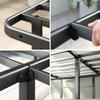 Zinus Rumi 14in Queen Metal Bed Frame, Quick Assembly SmartBase Mattress Foundation, Heavy Duty Sturdy Steel with No Box Spring Needed, Eco-Friendly Packaging, Black view 4