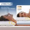 MINUPWELL Ultra Flat Small Pillow for Sleeping, 18x13in Small Pillow for Travel 7D High Support 2.5 inch Height Ultra Thin Mini Pillows -100% Cotton view 2